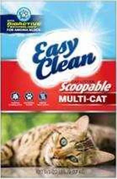 20 Lb Pestell Clump Cat Litter Multi-Cat (Poly) - Litter